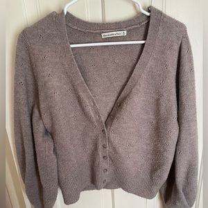✨ABERCROMBIE AND FITCH✨ Cropped Cardigan